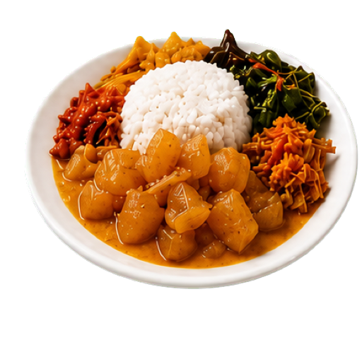 Nasi Rames + Gulai Kikil